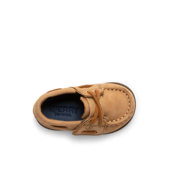 Sperry Authentic Original™ Crib Hook & Loop Boat Shoe Natural Shop