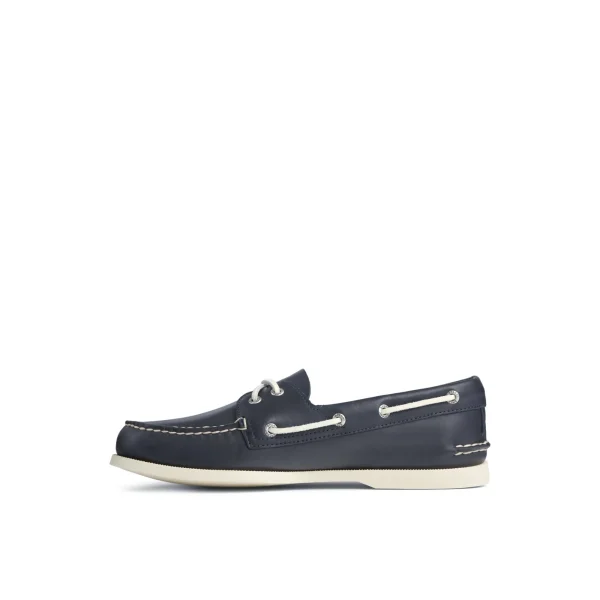 Sperry Authentic Original™ Leather Boat Shoe Navy Flash Sale