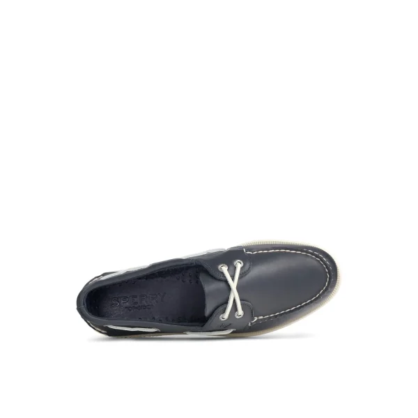 Sperry Authentic Original™ Leather Boat Shoe Navy Flash Sale