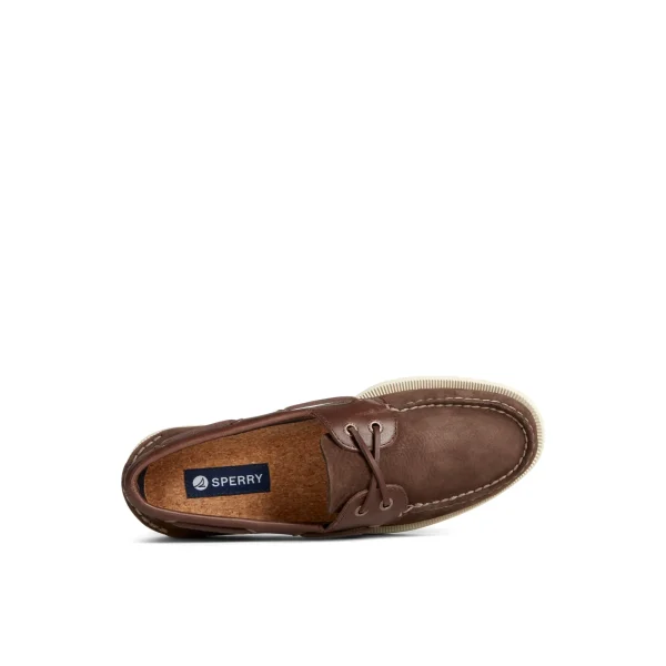 Sperry Authentic Original™ Nubuck Boat Shoe Brown Flash Sale