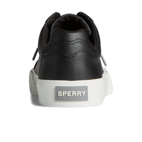 Sperry Bermuda Leather Sneaker Black New