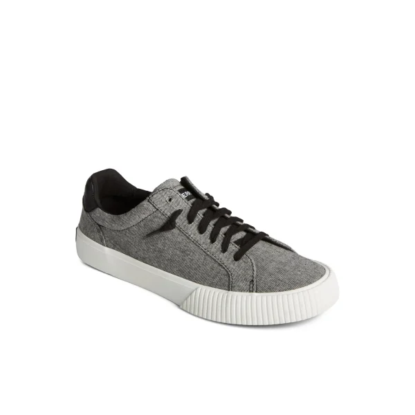 Sperry Bermuda SeaCycled™ Canvas Sneaker Black Outlet