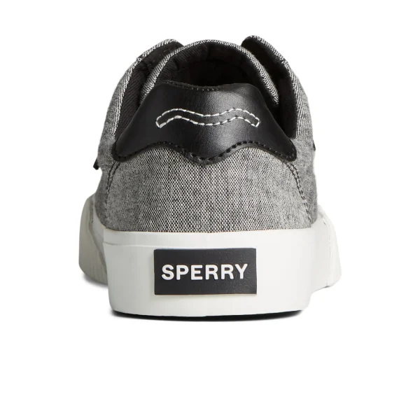 Sperry Bermuda SeaCycled™ Canvas Sneaker Black Outlet