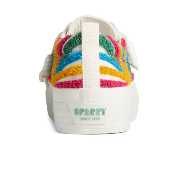 Sperry Crest Vibe Sun Platform Sneaker WhiteTextileWoven Best Sale