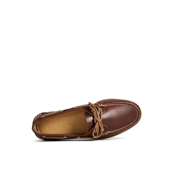 Sperry Gold Cup™ Authentic Original™ Orleans Leather Boat Shoe MediumBeige Cheap