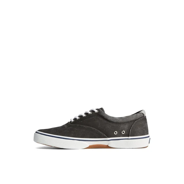 Sperry Halyard CVO Salt Washed Sneaker Black Shop