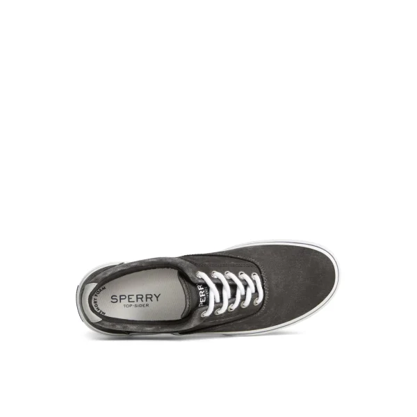 Sperry Halyard CVO Salt Washed Sneaker Black Shop