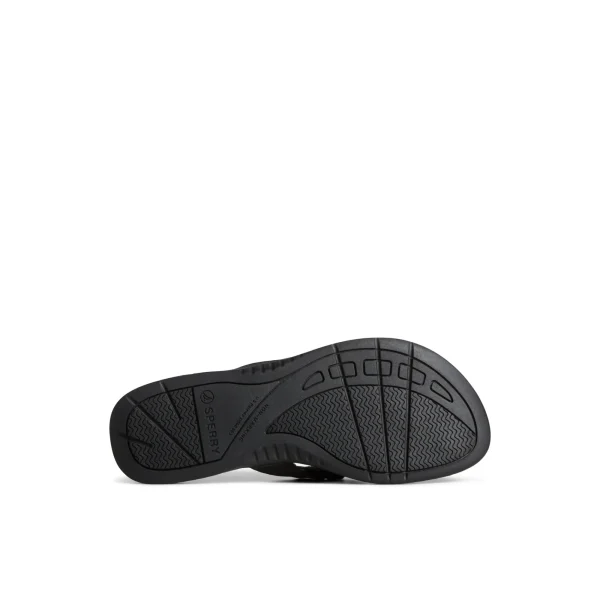 Sperry Parrotfish Braid Sandal Black Hot