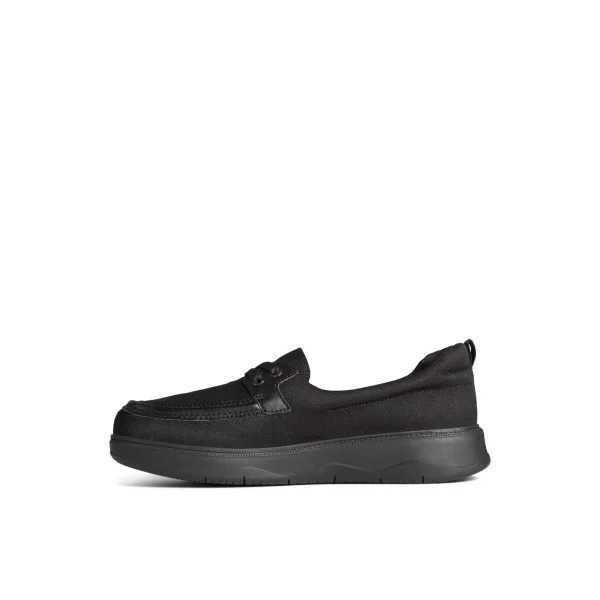Sperry Skipper Boat Shoe Black Hot