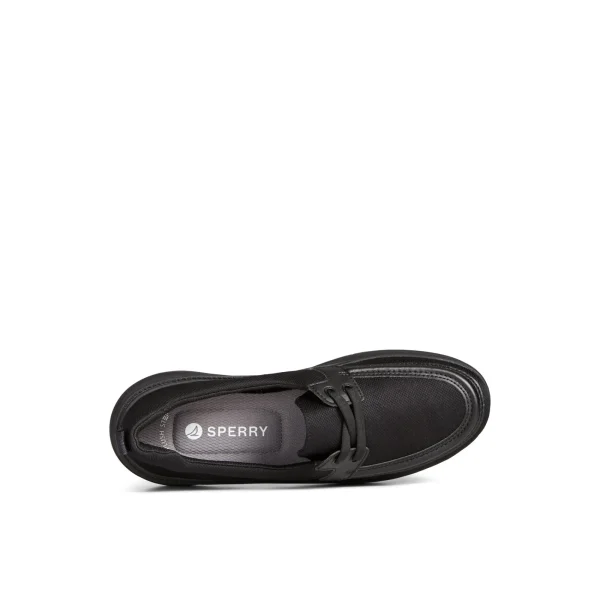 Sperry Skipper Boat Shoe Black Hot
