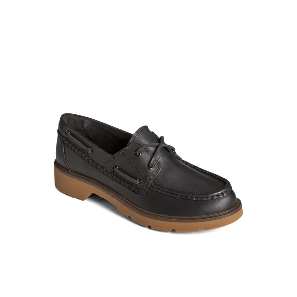 Sperry Wells Boat Shoes Black Best Sale